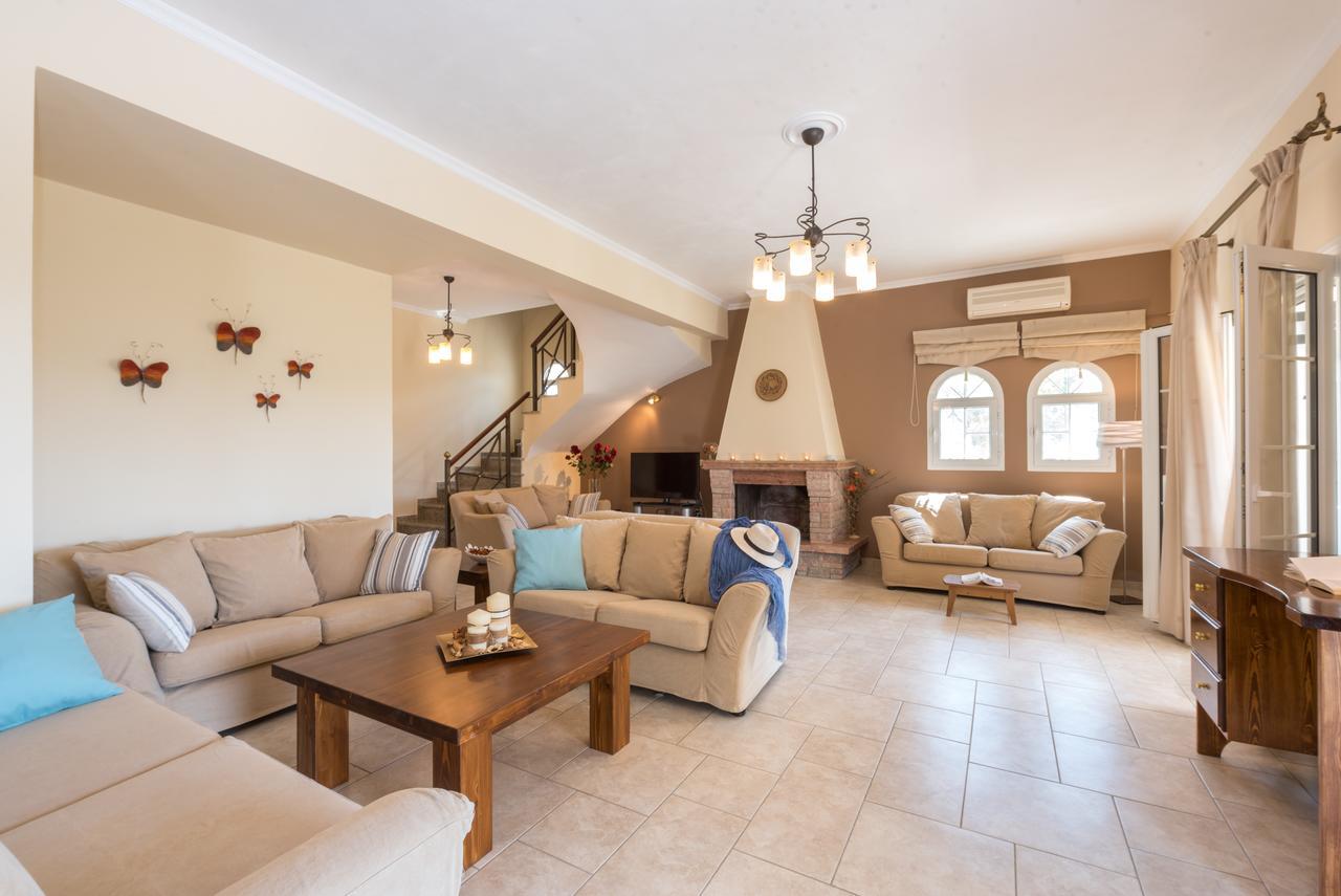 Corfu Villa Kokkini With Swimming Pool Kokkinion Экстерьер фото