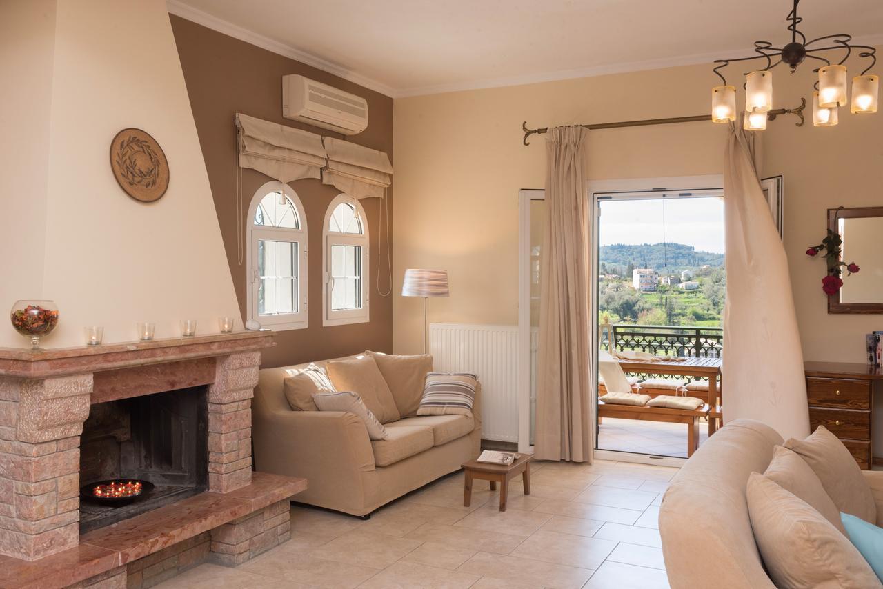 Corfu Villa Kokkini With Swimming Pool Kokkinion Экстерьер фото