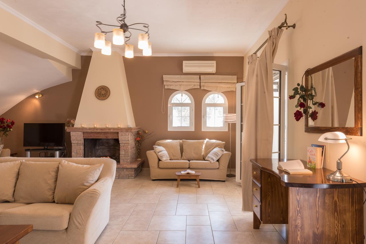 Corfu Villa Kokkini With Swimming Pool Kokkinion Экстерьер фото